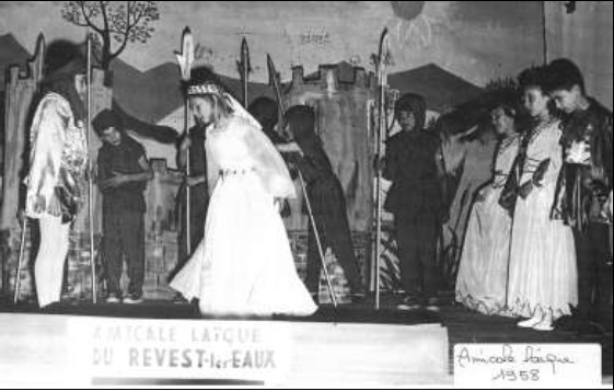 Fête de l'Amicale laïque en 1958