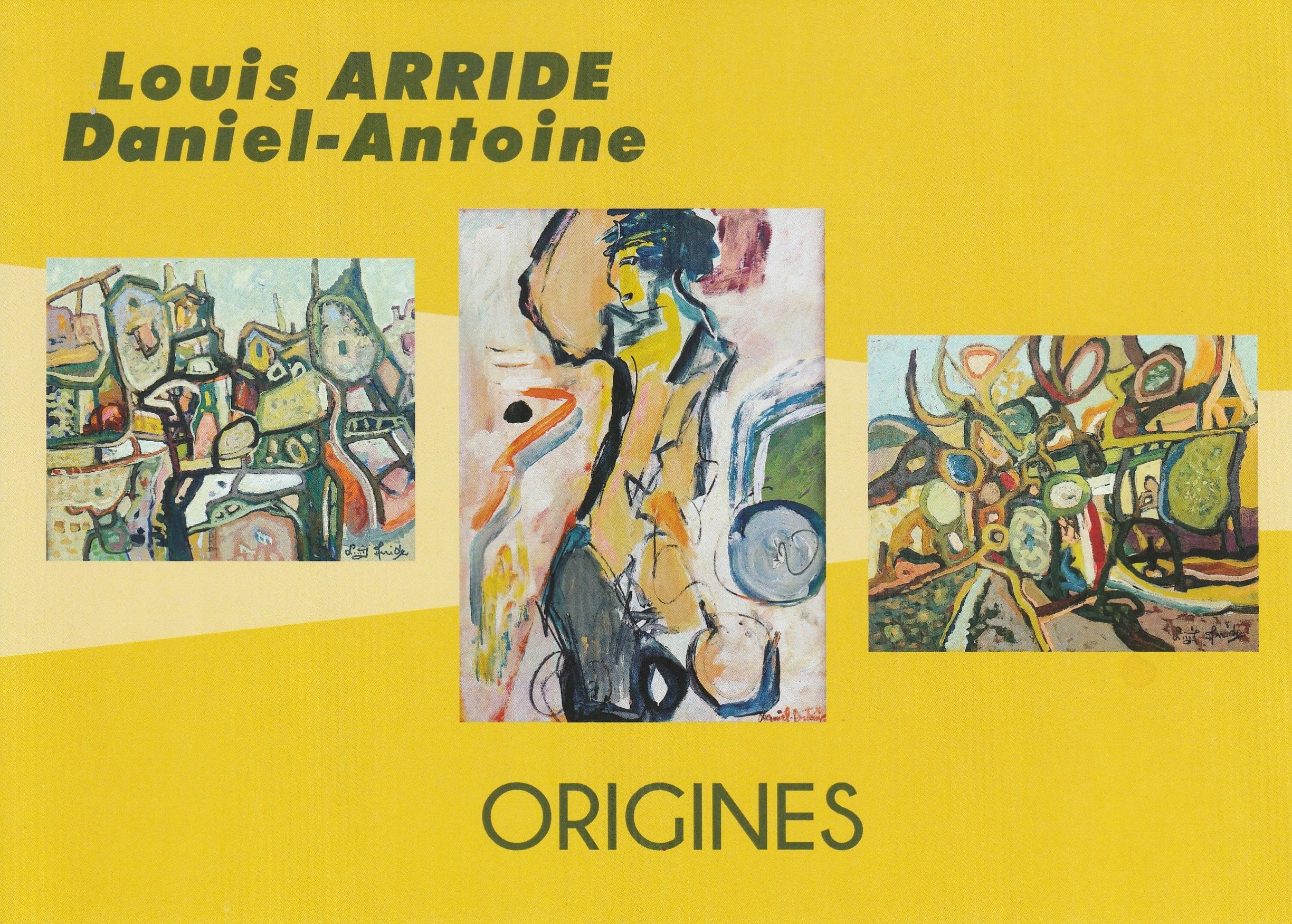 Affiche exposition louis Arride - Daniel Antoine - Avril 2024/Comoni/Le Revest