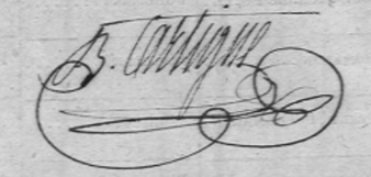 Signature Barthélémy Artigue