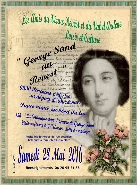 Affiche de la journée George Sand au Revest
