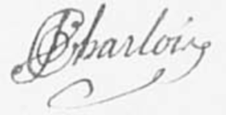 Signature Joseph Charlois