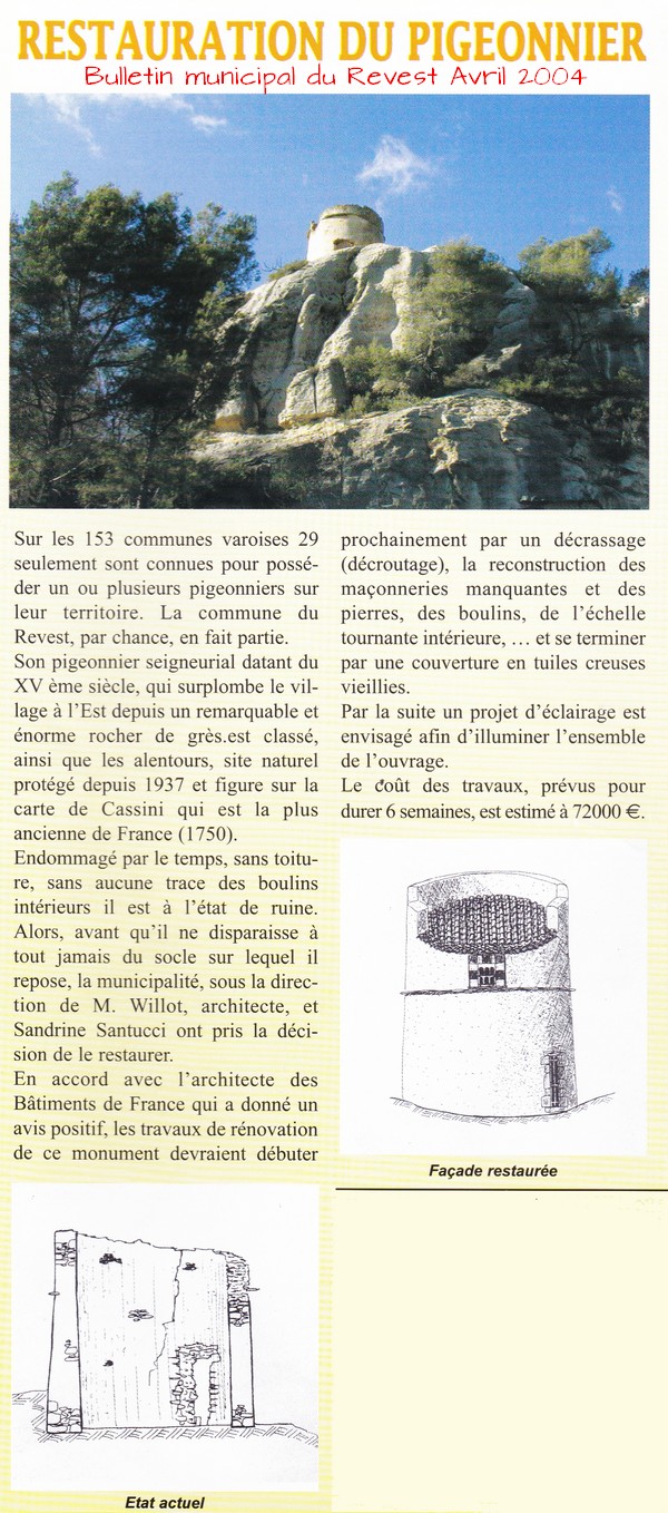 Bulletin municipal Le Revest Avril 2004