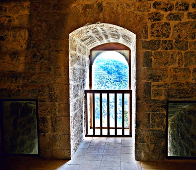 Porte originale de la tour